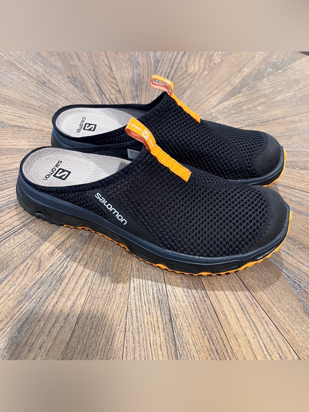 Salomon RX Slide 3.0 Black Men’s US 10.5 Recovery Sandals Mules Slip On Shoes